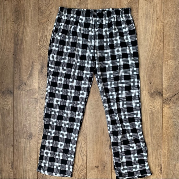 Nap Chat Plaid Pajama Bottoms - Picture 2 of 6